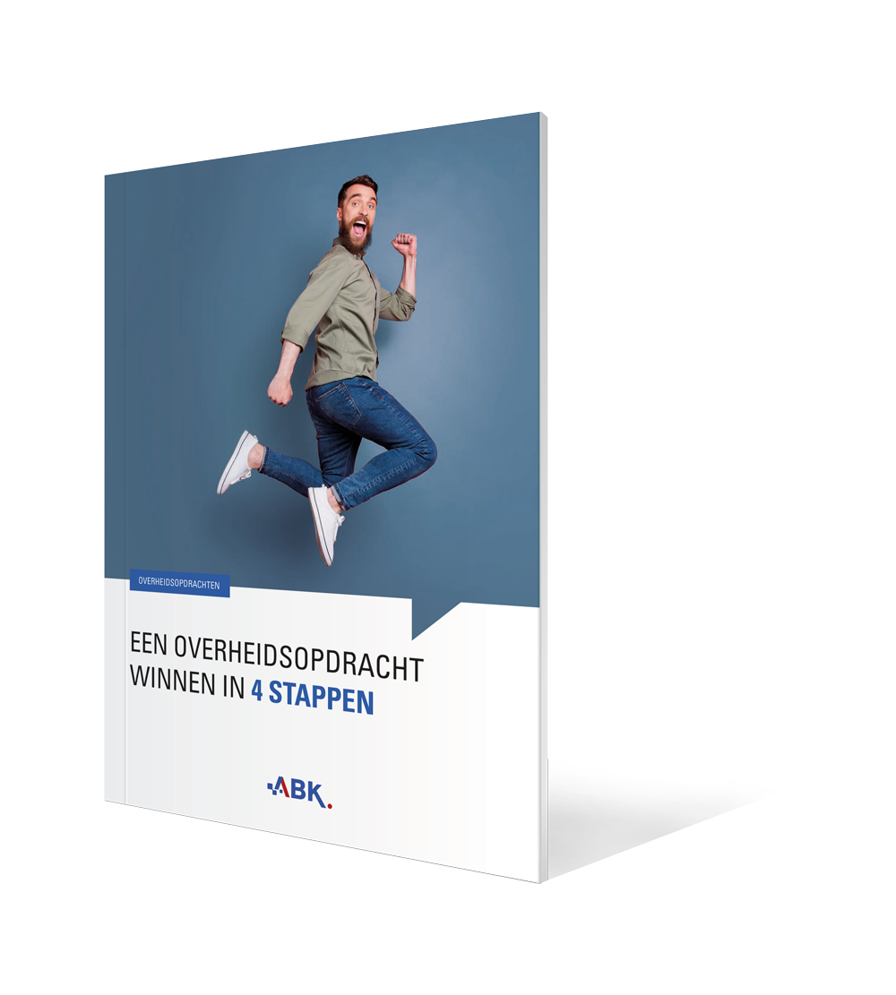 Cover van het e-book Tenders winnen in vier stappen