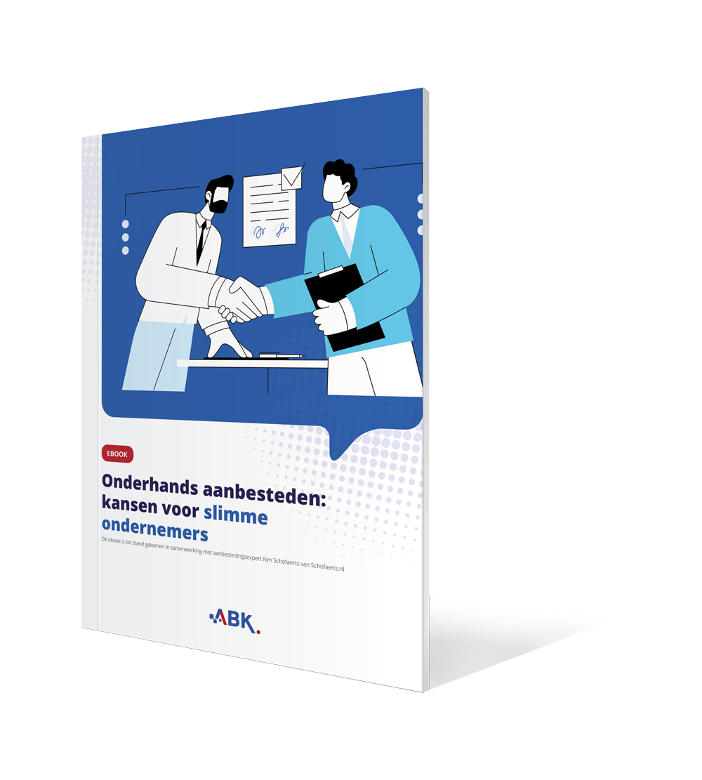 Cover van het e-book Onderhands aanbesteden: kansen voor slimme ondernemers